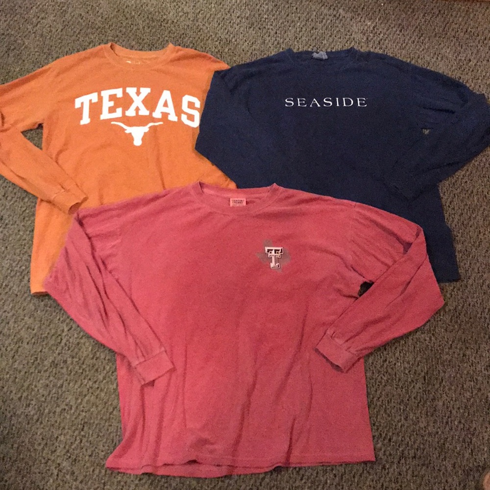 3 long sleeve tee shirts!